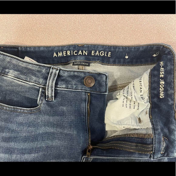 AE Super Stretch Hi-Rise Jeggings- Size 6 - Picture 2 of 5